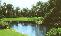 The Lake on Datai's opening hole.